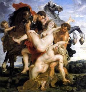 Rubens - Rape of the Daughters of Leucippus c. 1617