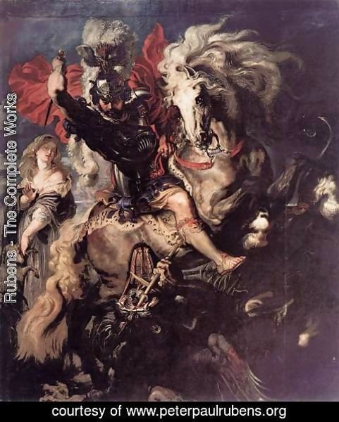 Rubens - St George Fighting the Dragon 1606-10