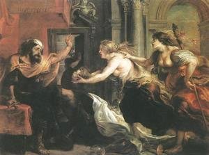 Rubens - Tereus Confronted with the Head of his Son Itylus 1636-38