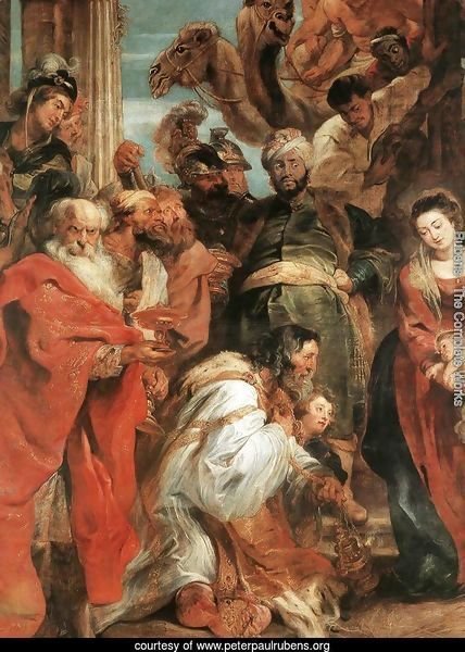 The Adoration of the Magi (detail-1) 1624