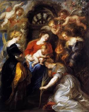 Rubens - The Crowning of St Catherine 1631