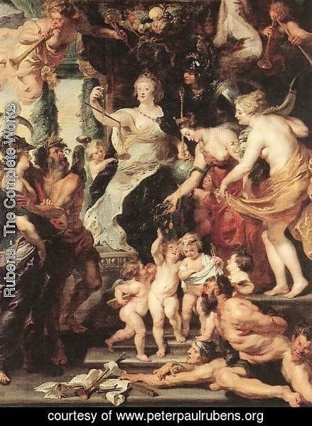 Rubens - The Happiness of the Regency 1623-25