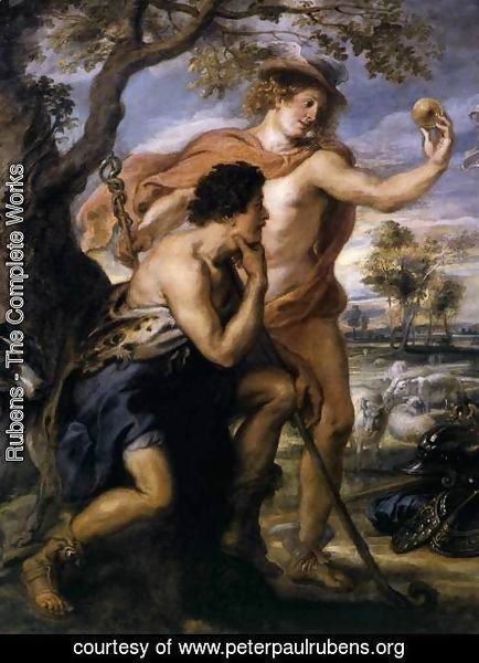 Rubens - The Judgment of Paris (detail) c. 1639