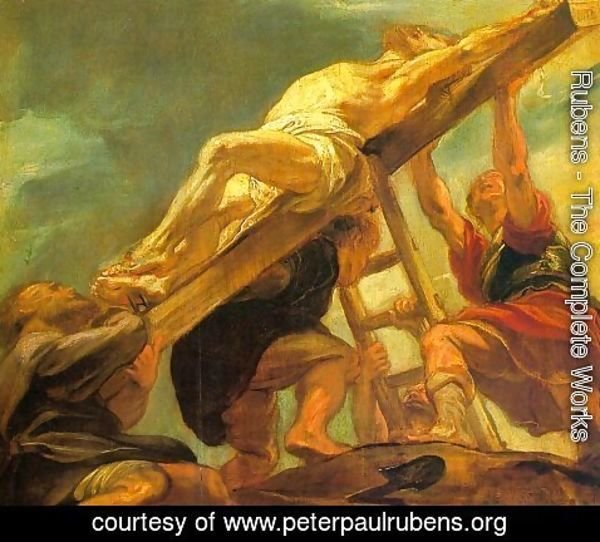 Rubens - The Raising of the Cross 1620-21