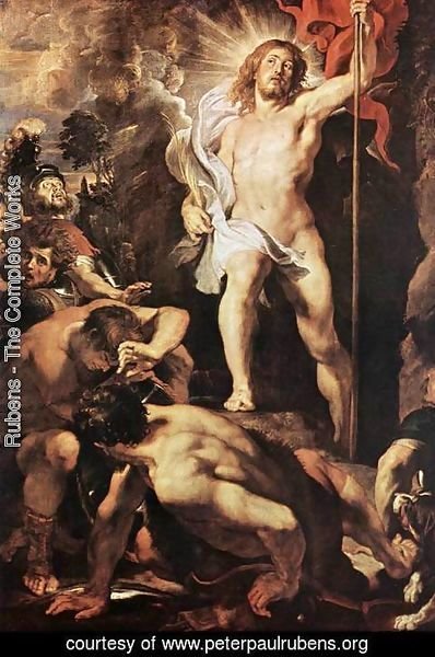Rubens - The Resurrection of Christ (centre panel) c. 1611-12