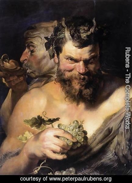 Rubens - Two Satyrs 1618-19