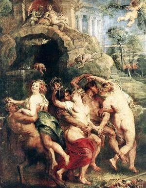 Rubens - Venus Feast (detail) 1630s