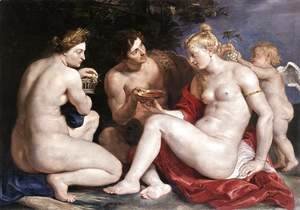 Rubens - Venus, Cupid, Baccchus and Ceres 1612-13