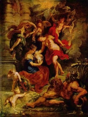 Rubens - The Birth of Marie de' Medici