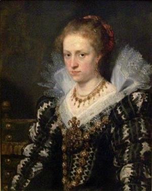 Portrait of Jacqueline de Caestre Wife of Jean Charles de Cordes