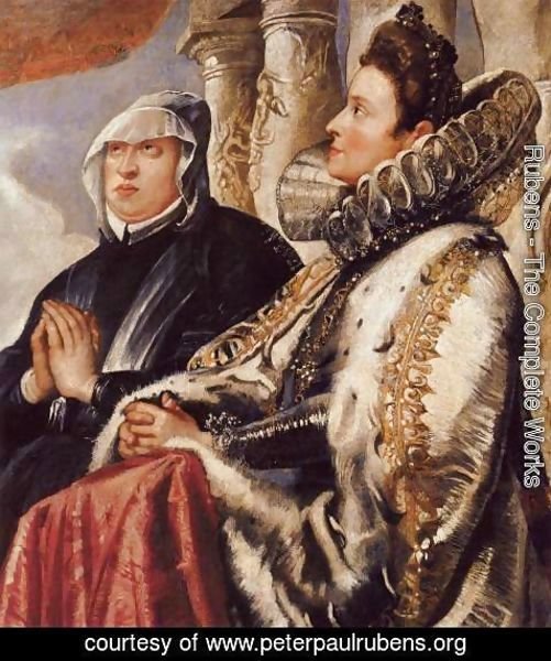 Rubens - The Gonzaga Family Worshipping the Holy Trinity (detail) 2