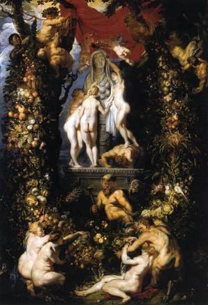 Rubens - Nature Adorning the Three Graces 2