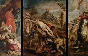 Rubens - Raising of the Cross