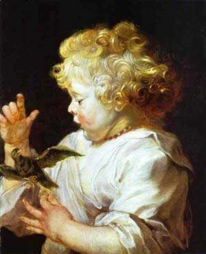 Infant With A Bird 1624-1625