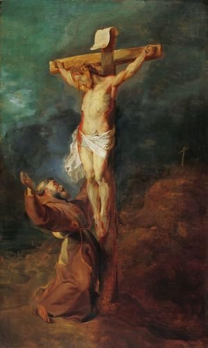 Rubens - St Francis of Assisi before the Crucified Christ 1625