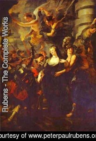 Rubens - The Flight From Blois 1621-1625