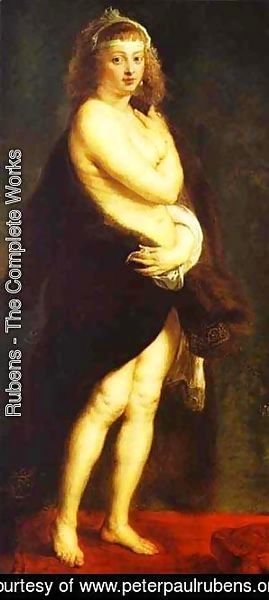 Rubens - The Fur Cloak (Helene Fourment) 1636-1639