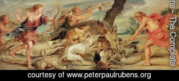 Rubens - The Hunt of Meleager and Atalanta 1628