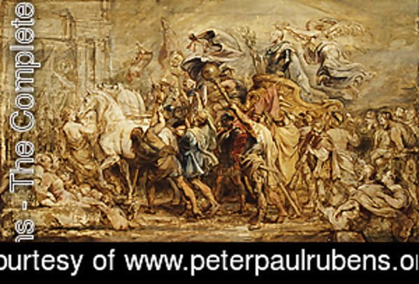 Rubens - The Triumph of Henry IV sketch 1627