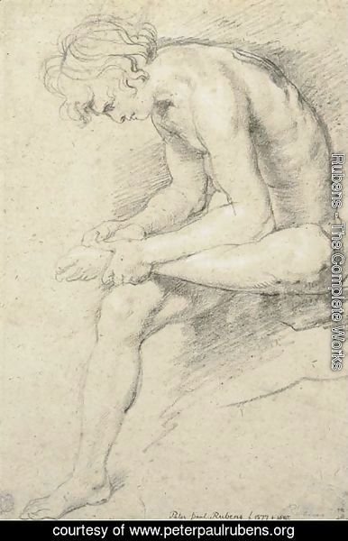 Rubens - A nude youth in the pose of the Spinario