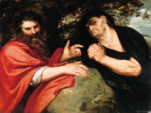 Rubens - Democritus and Heraclitus