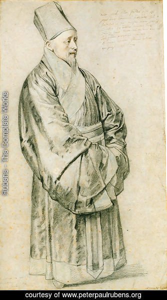 Rubens - Portrait of Nicolas Trigault S.J. in Chinese costume