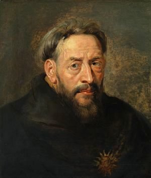 Rubens - Portrait Of A Capuchin Monk, Head And Shoulders, Wearing A Chain