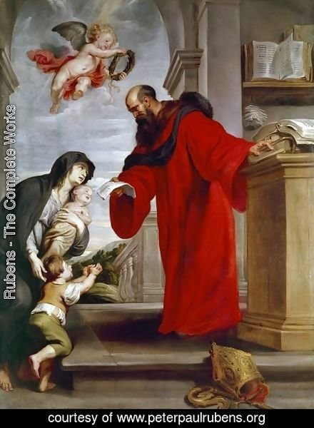 Rubens - Saint Ives of Treguier, Patron of Lawyers, Defender of Widows and Orphans