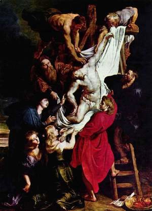 Rubens - Deposition from the Cross, Triptych, central panel of the Cross