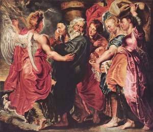Rubens - The Departure of Lot and his Family from Sodom 2