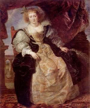 Portrait of Helene Fourment in a wedding gown