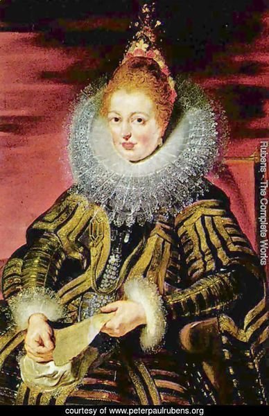 Portrait of the Infanta Isabella Clara Eugenia regent, the southern Netherlands