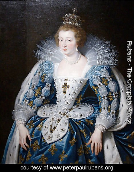 Rubens - Anna of Austria, queen of France, mother of king Louis XIV