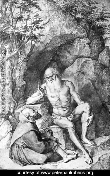 Rubens - St. Onufrij Instruct Monk