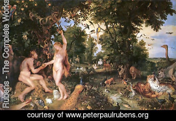 Rubens - Adam and Eve in Worthy Paradise