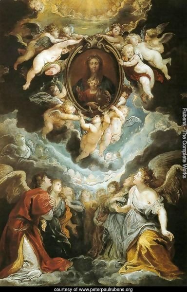 The Madonna della Vallicella Adored by Seraphim and Cherubim