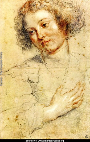 Head And Right Hand Of A Woman