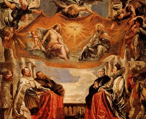 Rubens - The Trinity Adored By The Duke Of Mantua And His Family